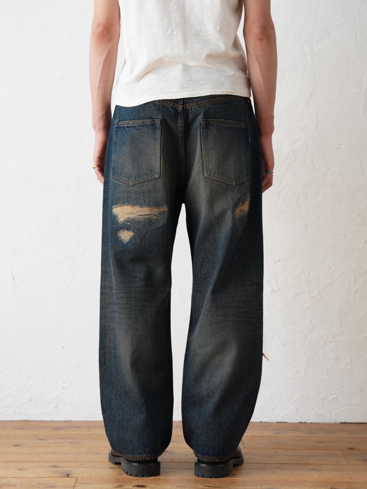 Japanese Selvedge Straight Jeans – 10 Years Aged