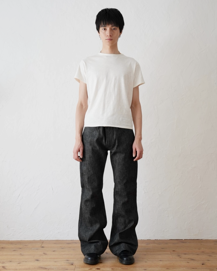 Japanese Bell Bottom Jeans – Black