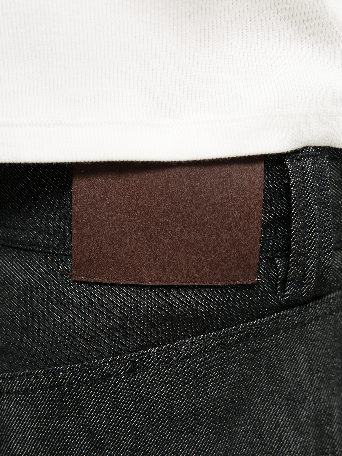 Japanese Selvedge Curved-Leg Jeans - black | Restock Jan 17, 21:00 (JST)
