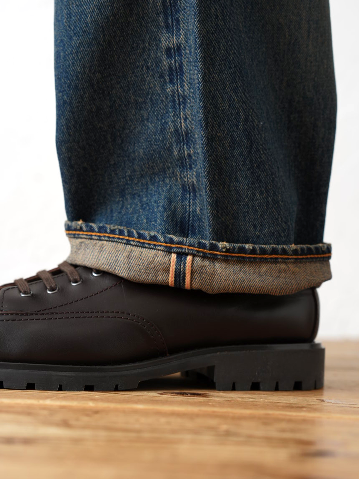 Japanese Selvedge Straight Jeans – 10 Years Aged