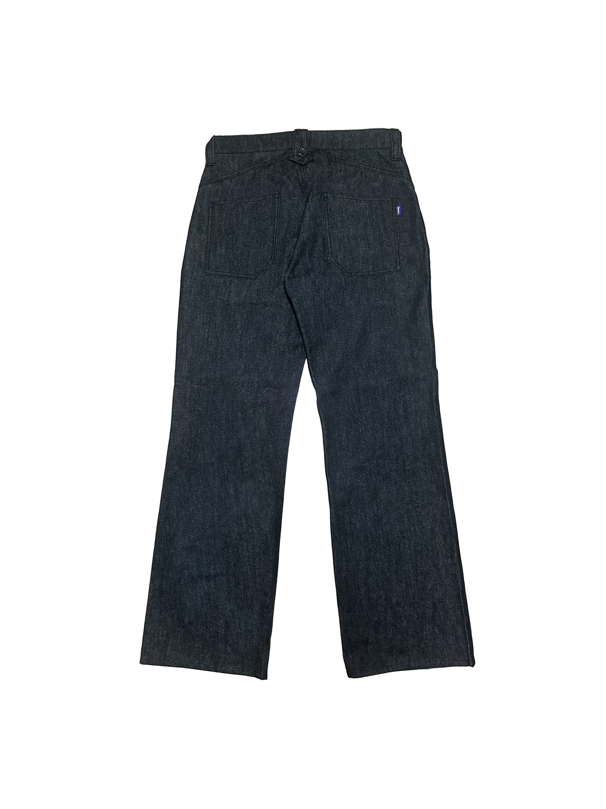 Button Flap Bootcut Jeans - Raw Black | STOCK - NOVEMBER 28, 9PM JST