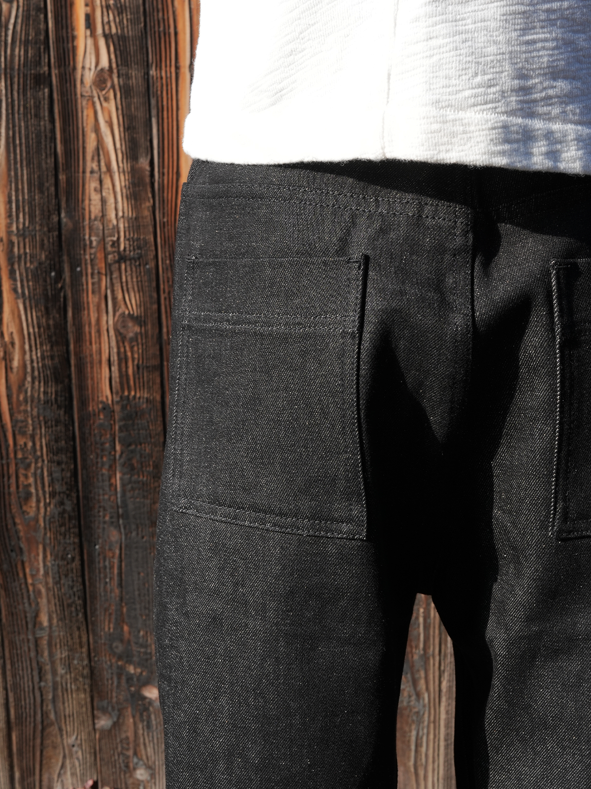 Twisted Raw Jeans - Black