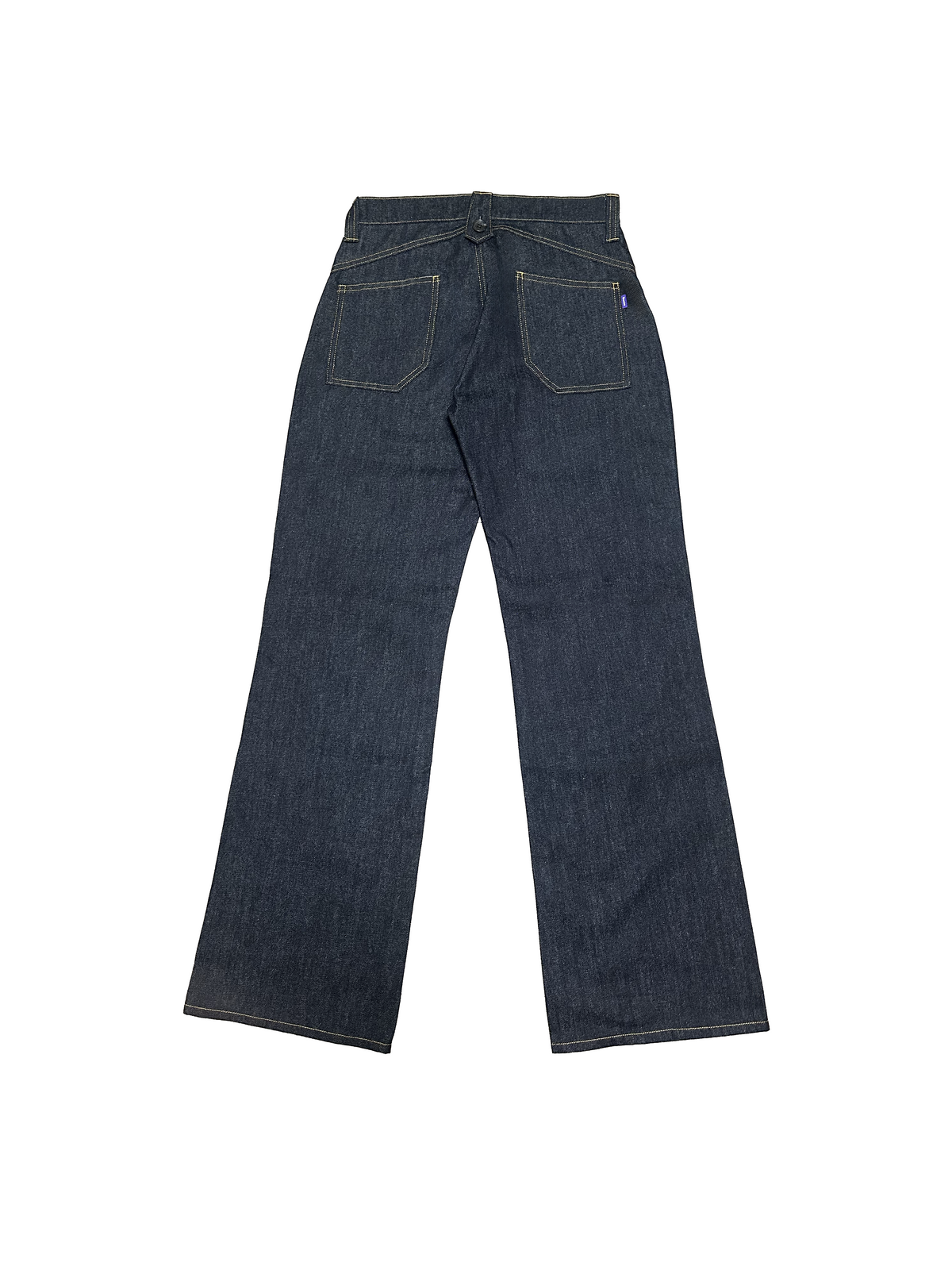 Button Flap Bootcut Jeans - Raw Indigo | STOCK - NOVEMBER 28, 9PM JST