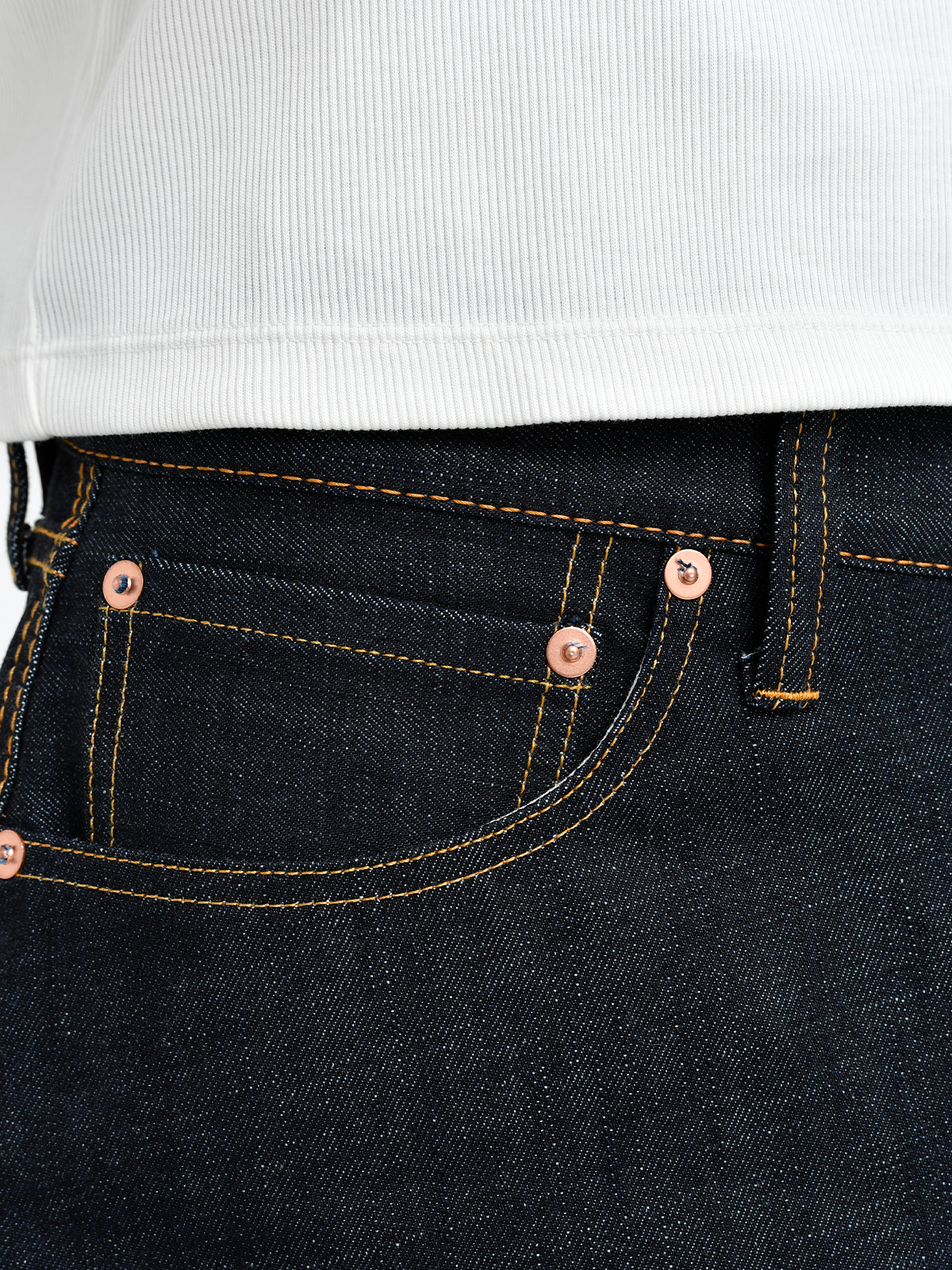 Japanese 3D Wide-Leg Jeans - Indigo | NewDrop Jan 17, 21:00 (JST)