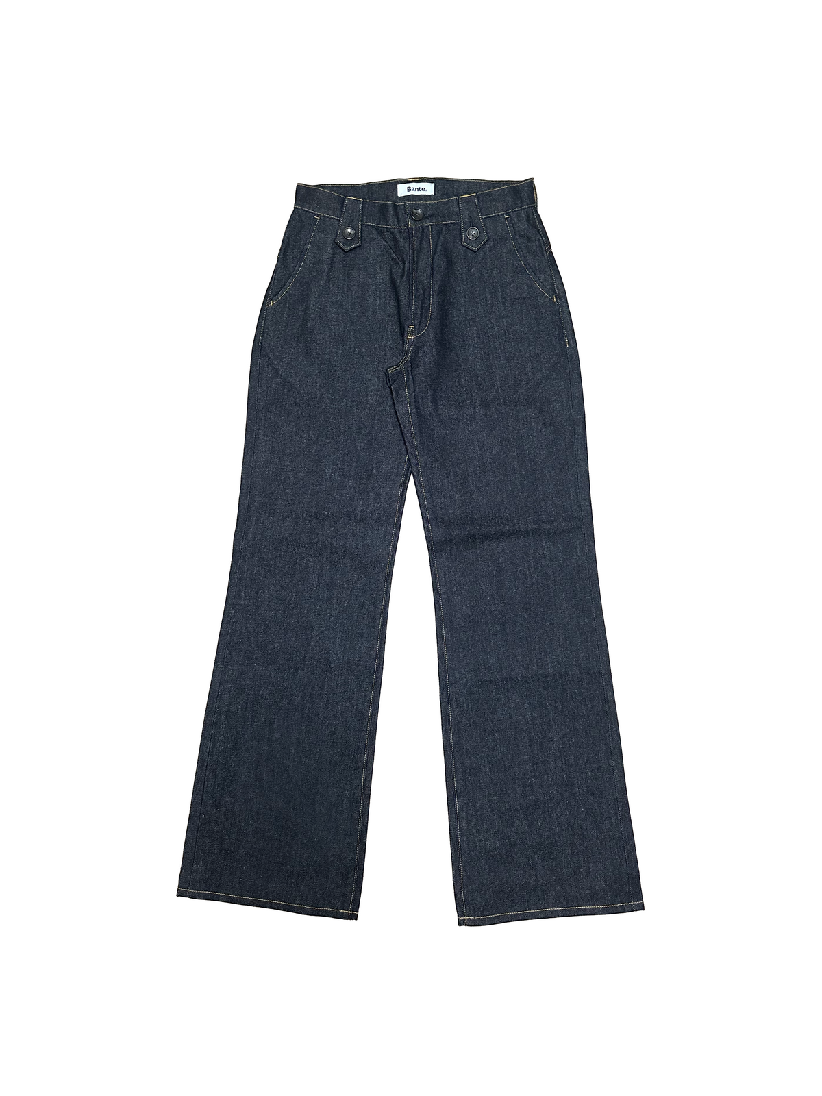 Button Flap Bootcut Jeans - Raw Indigo | STOCK - NOVEMBER 28, 9PM JST