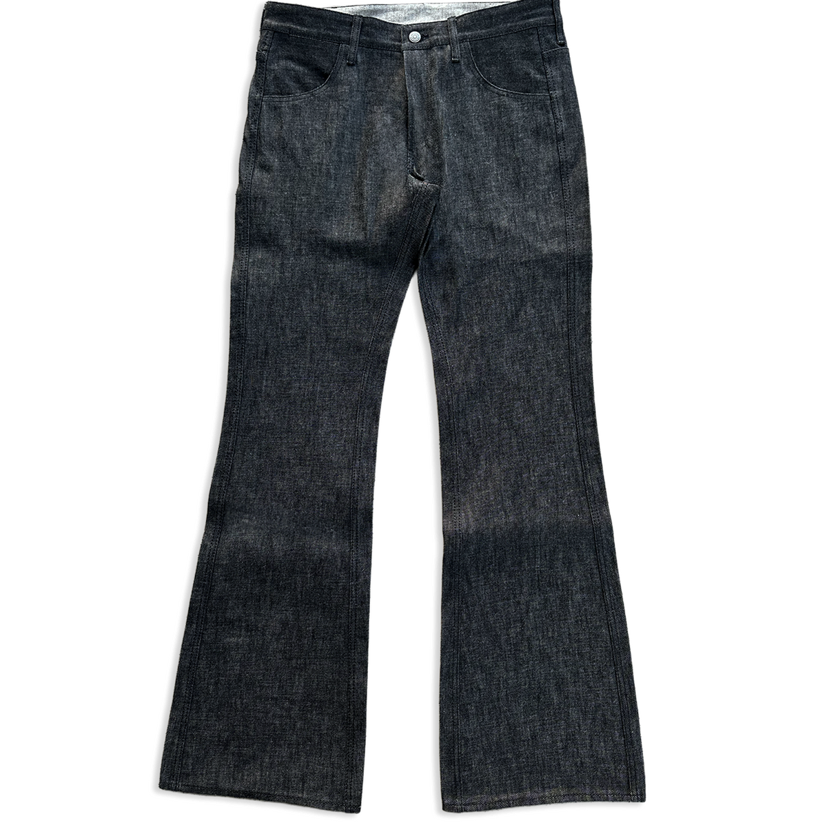 Japanese Bell Bottom Jeans – Black