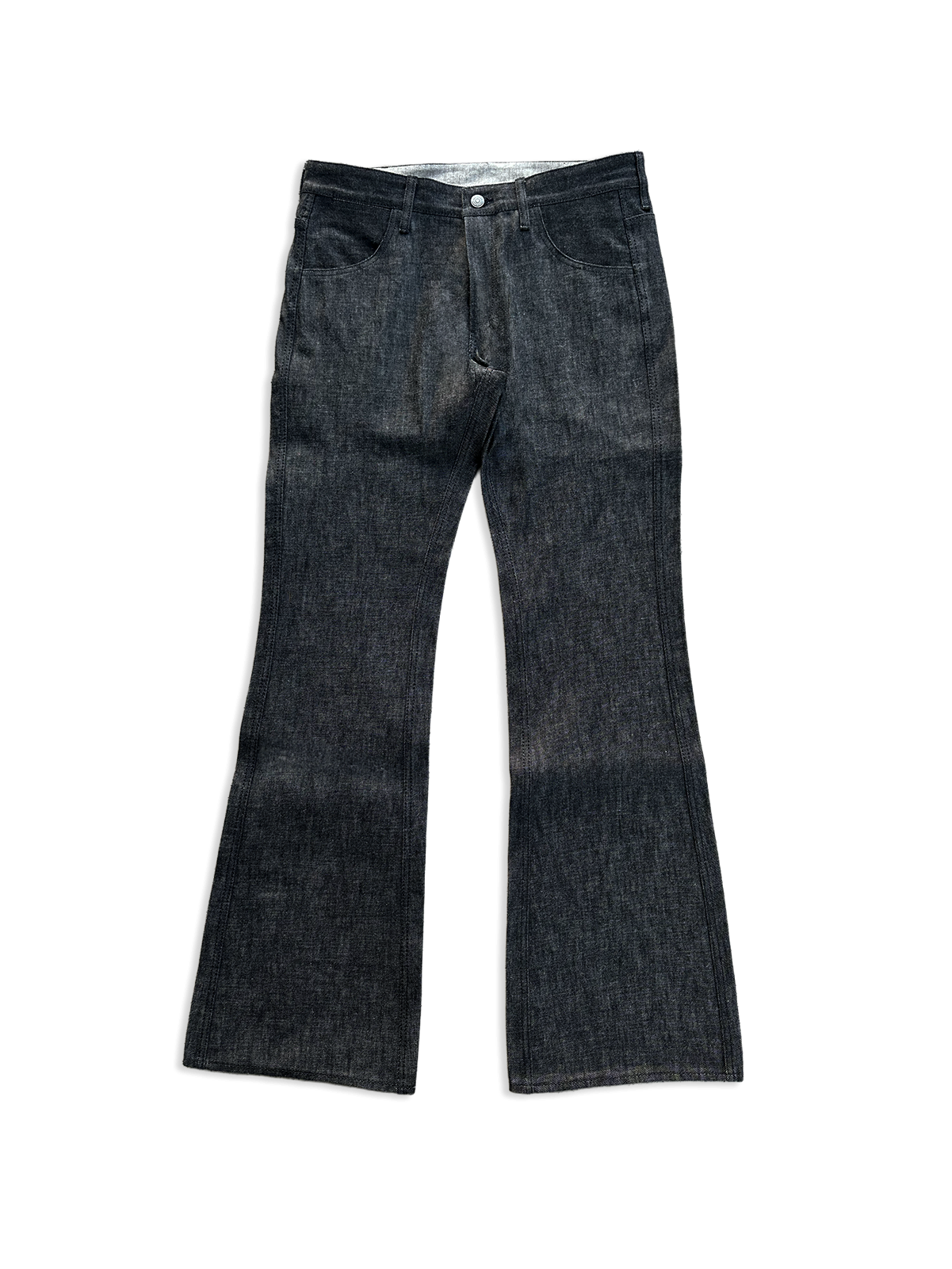 Japanese Bell Bottom Jeans – Black