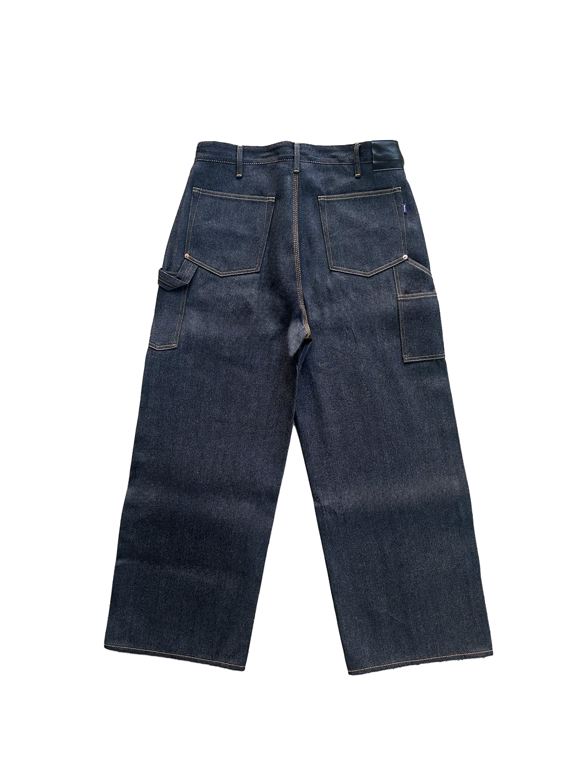 Japanese Double Knee Denim Pants - Indigo
