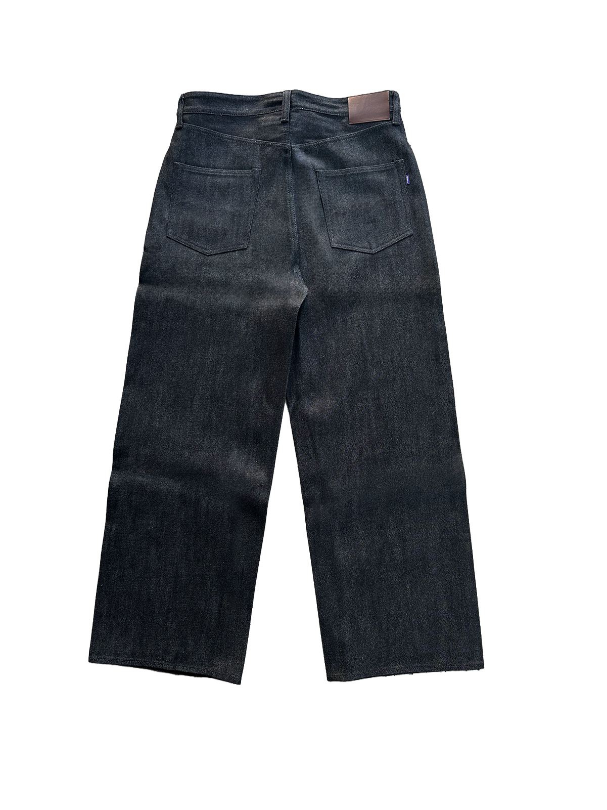 Japanese Selvedge Baggy Jeans – Black