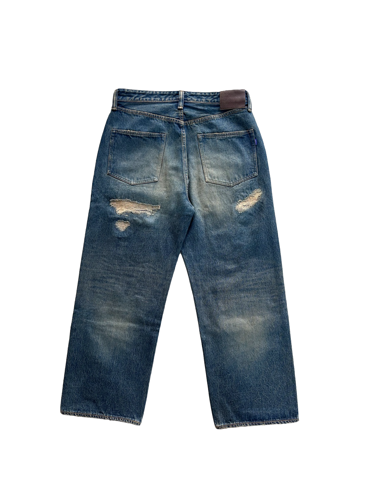 Japanese Selvedge Straight Jeans – 10 Years Aged