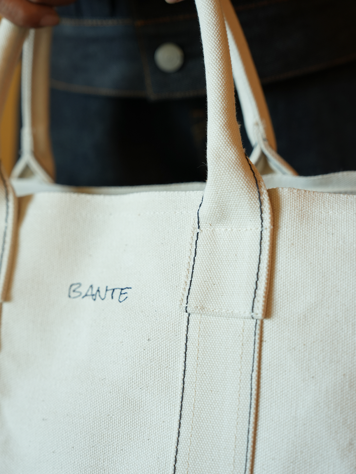 Japanese Selvedge Canvas Tote Bag